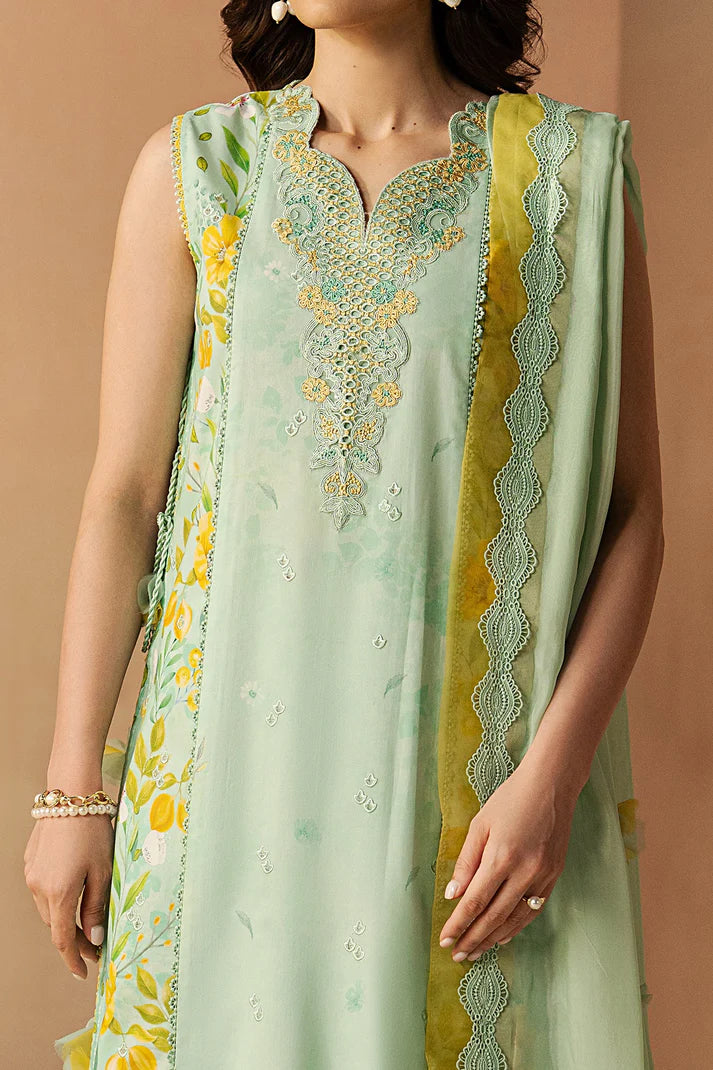 Afrozeh Haze A-Prints Printed Lawn Unstitched 3 Piece Suit (Lumina)
