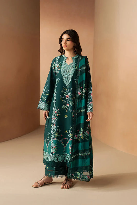 Afrozeh Haze A-Prints Printed Lawn Unstitched 3 Piece Suit (Halo)