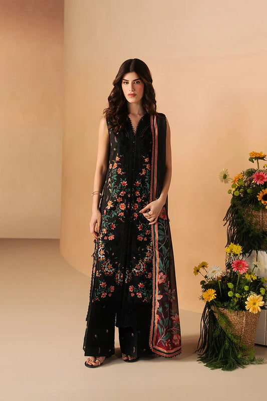 Afrozeh Haze A-Prints Printed Lawn Unstitched 3 Piece Suit (Nightlure)