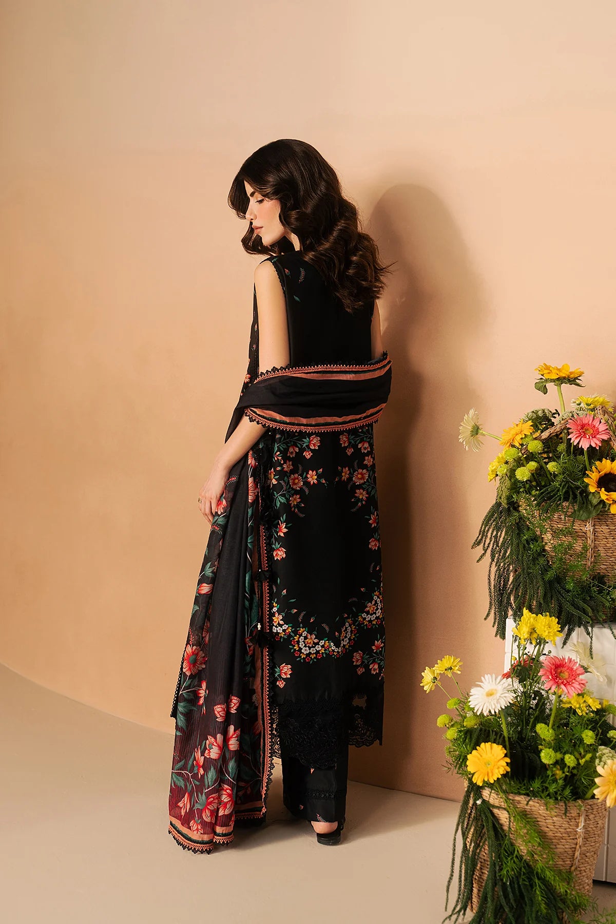 Afrozeh Haze A-Prints Printed Lawn Stitched 3 Piece Suit (Nightlure)
