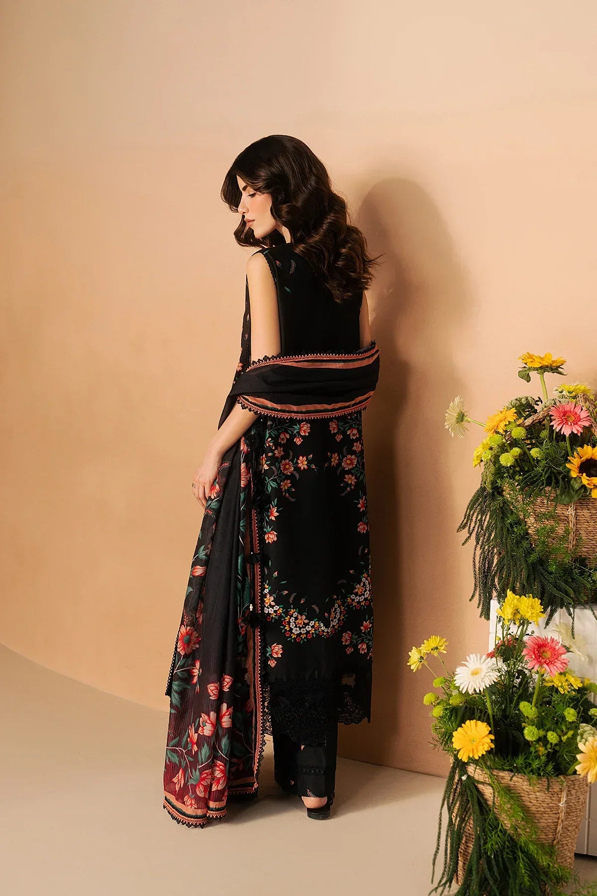 Afrozeh Haze A-Prints Printed Lawn Stitched 3 Piece Suit (Nightlure)