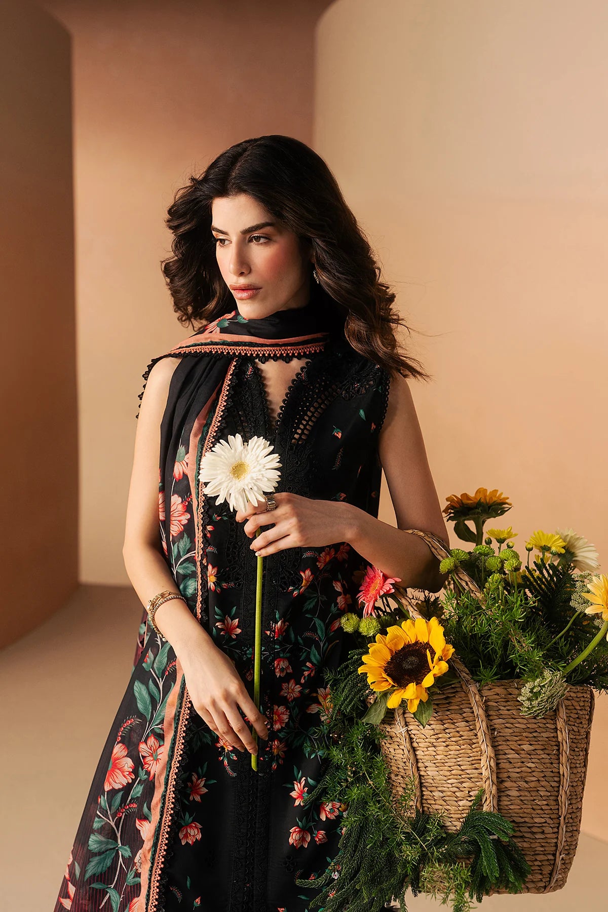 Afrozeh Haze A-Prints Printed Lawn Stitched 3 Piece Suit (Nightlure)