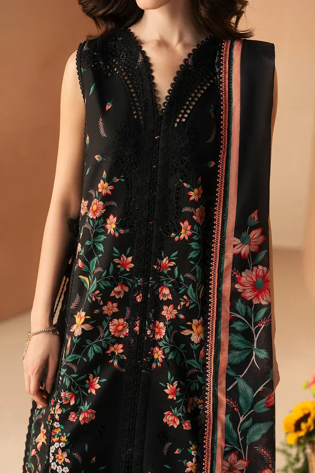 Afrozeh Haze A-Prints Printed Lawn Unstitched 3 Piece Suit (Nightlure)