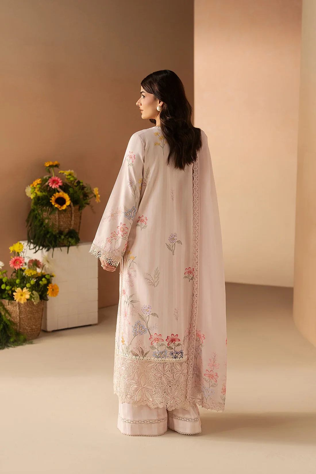 Afrozeh Haze A-Prints Printed Lawn Unstitched 3 Piece Suit (Hazelen Blush)