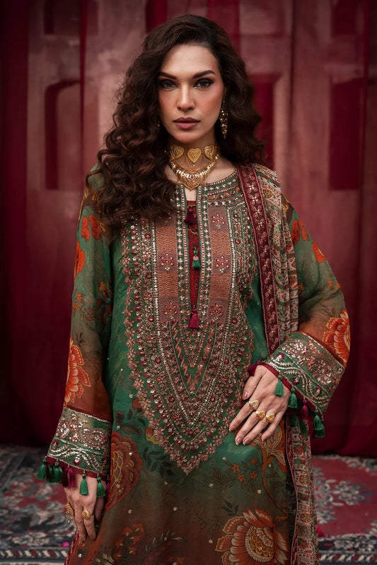 Vasal by Charizma | Premium Embroidered Formal Chiffon 4-Piece Suit with Pure Chiffon Dupatta - VSL6-04