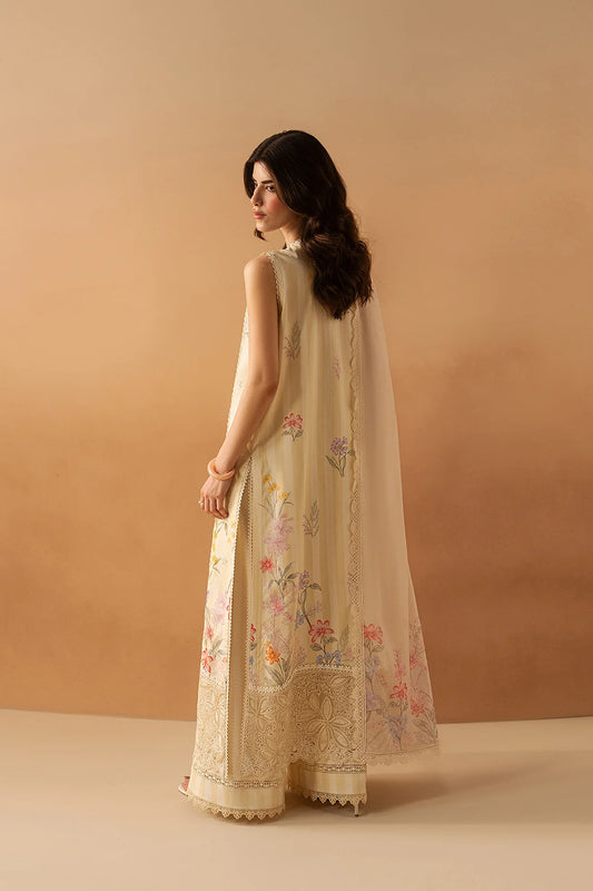 Afrozeh Haze A-Prints Printed Lawn Stitched 3 Piece Suit (Hazelen Yellow)