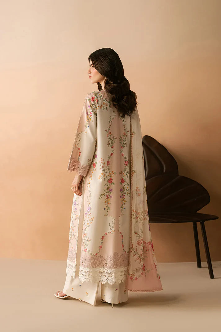 Afrozeh Haze A-Prints Printed Lawn Unstitched 3 Piece Suit (Lustre)