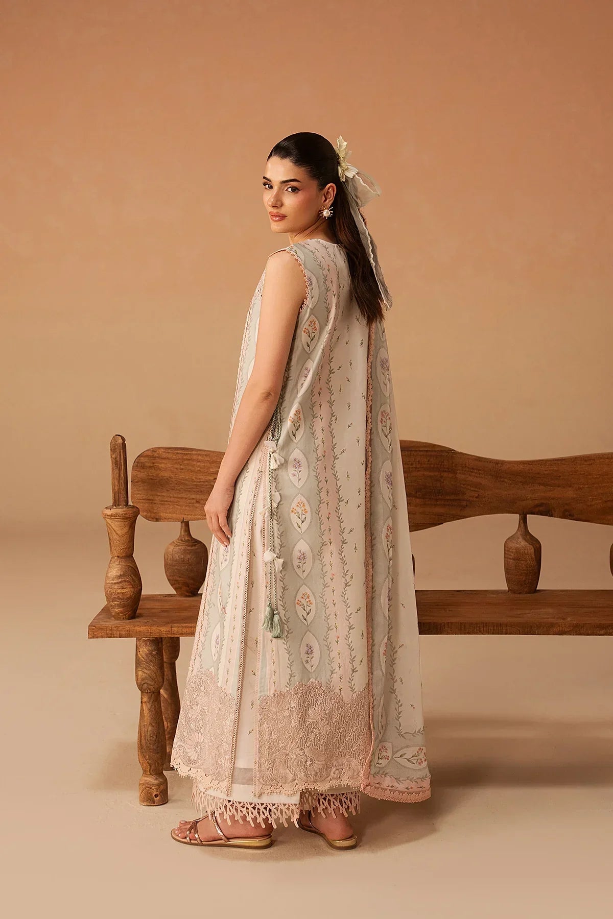 Afrozeh Haze A-Prints Printed Lawn Stitched 3 Piece Suit (Sunnival Ivory)