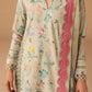Afrozeh Haze A-Prints Printed Lawn Unstitched 3 Piece Suit (Sunlaced Green)