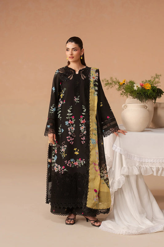 Afrozeh Haze A-Prints Printed Lawn Stitched 3 Piece Suit (Evania Rust)