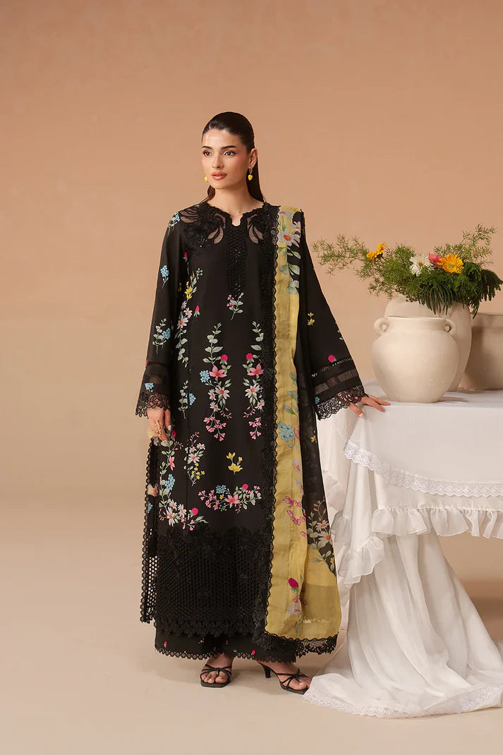 Afrozeh Haze A-Prints Printed Lawn Unstitched 3 Piece Suit (Evania Rust)