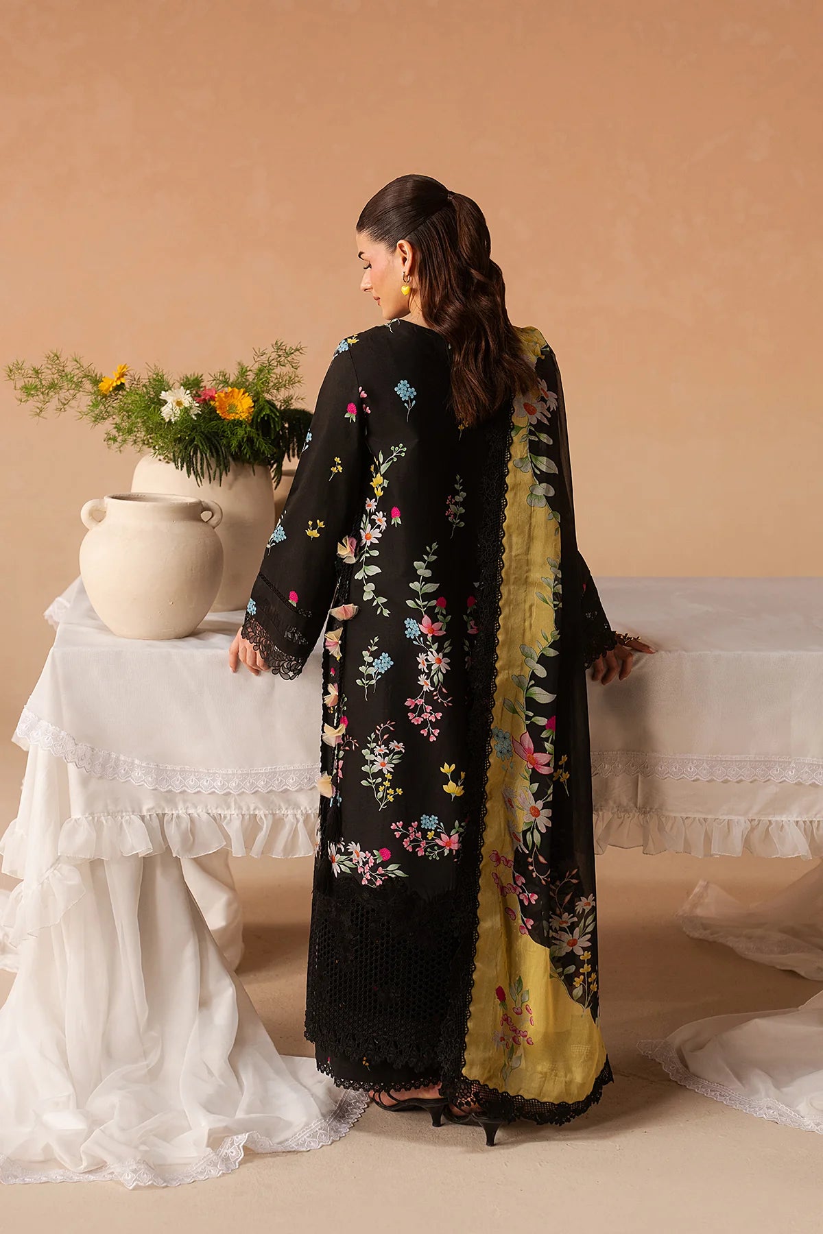 Afrozeh Haze A-Prints Printed Lawn Stitched 3 Piece Suit (Evania Rust)