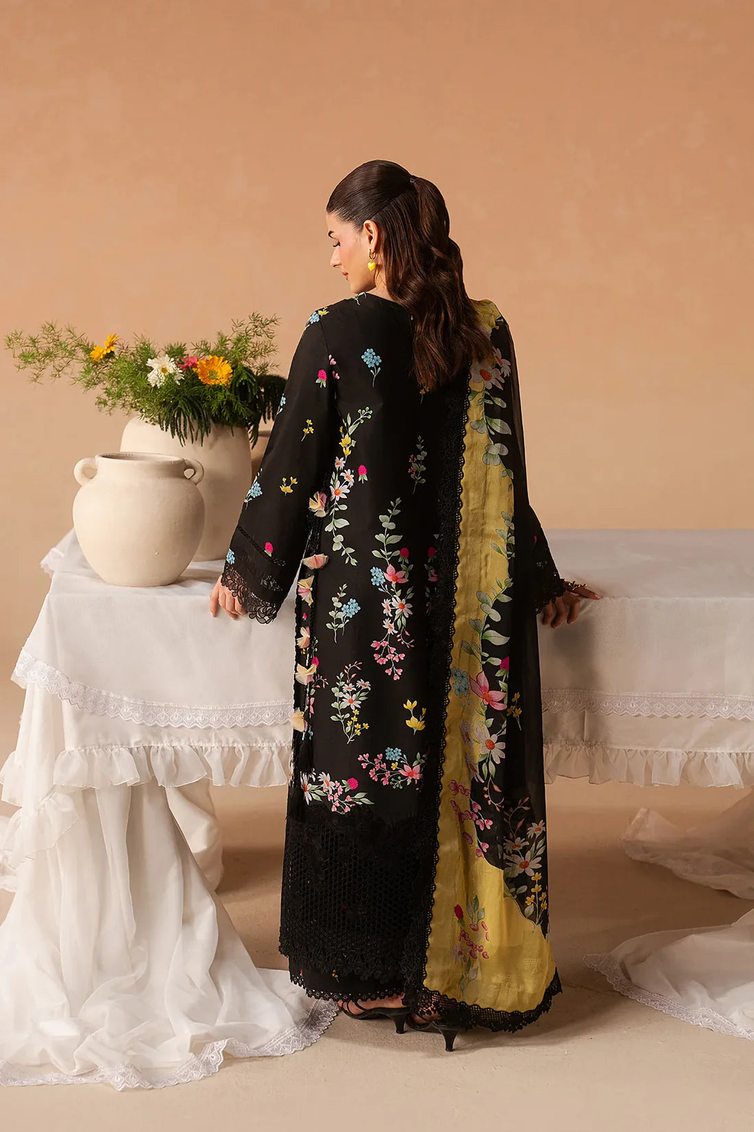 Afrozeh Haze A-Prints Printed Lawn Unstitched 3 Piece Suit (Evania Rust)