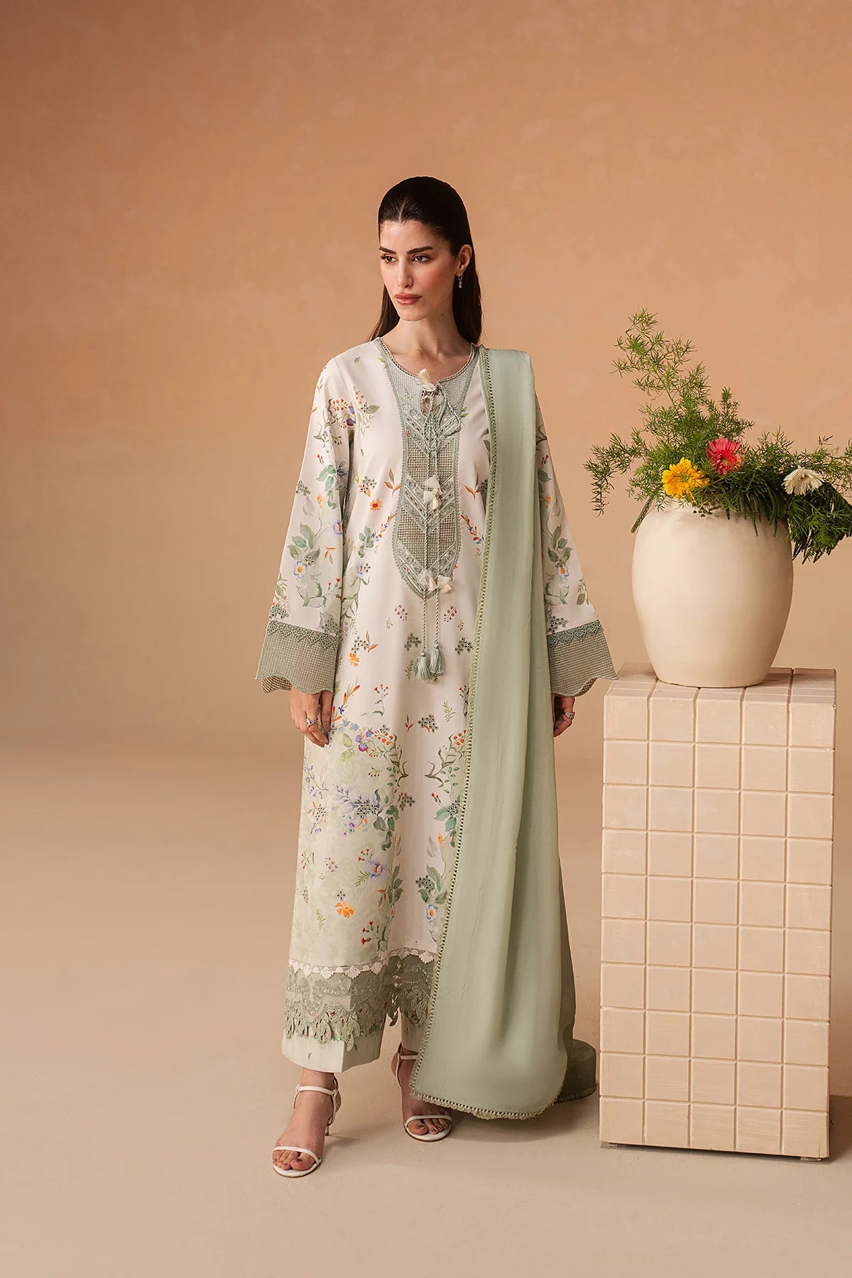 Afrozeh Haze A-Prints Printed Lawn Stitched 3 Piece Suit (Vesperd)