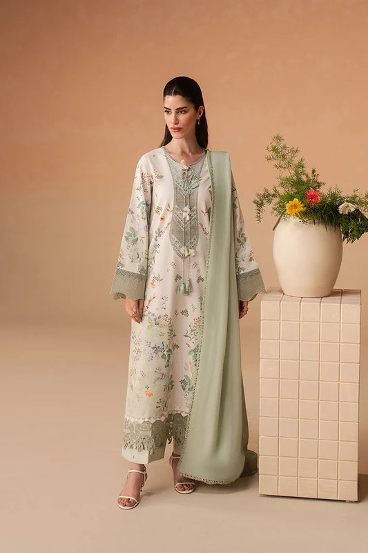 Afrozeh Haze A-Prints Printed Lawn Unstitched 3 Piece Suit (Vesperd)