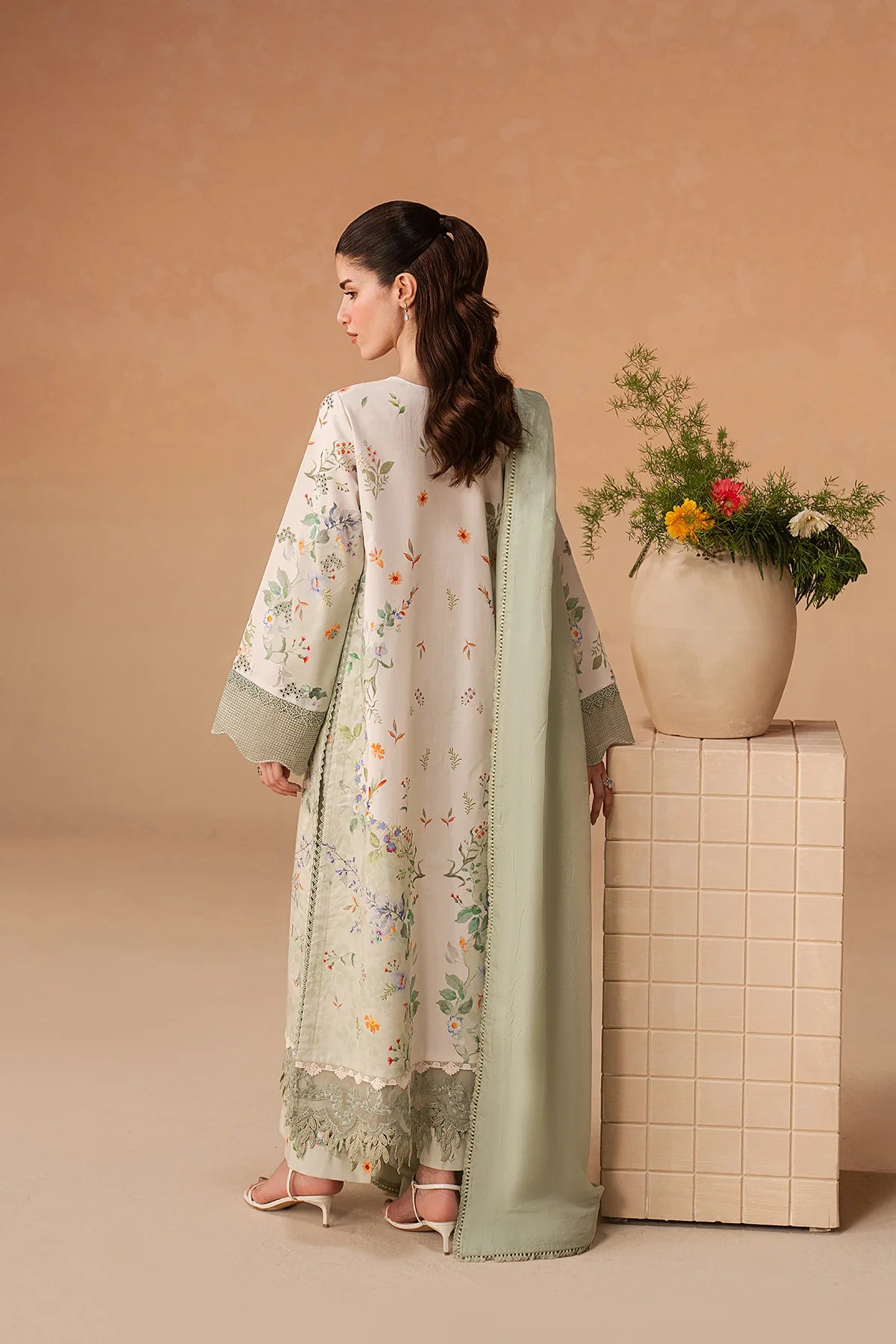 Afrozeh Haze A-Prints Printed Lawn Stitched 3 Piece Suit (Vesperd)