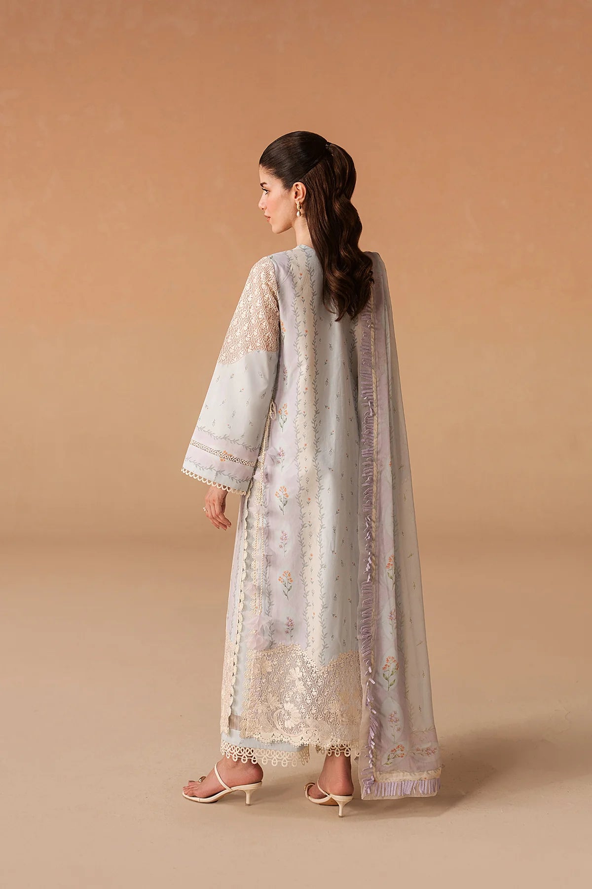 Afrozeh Haze A-Prints Printed Lawn Stitched 3 Piece Suit (Sunnival Blue)