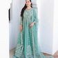 Mushq Bachelorette Chiffon Embroidered 3-Piece Unstitched Suit (Dazzling Diva)