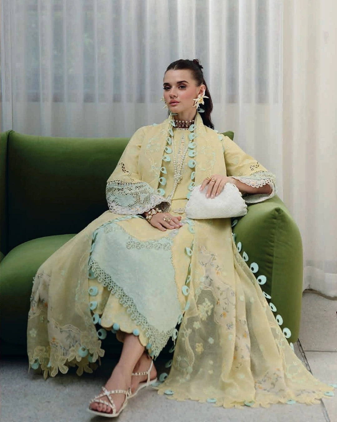 Qalamkari Chikankari Eid Edit -CM#02 (AYLA)