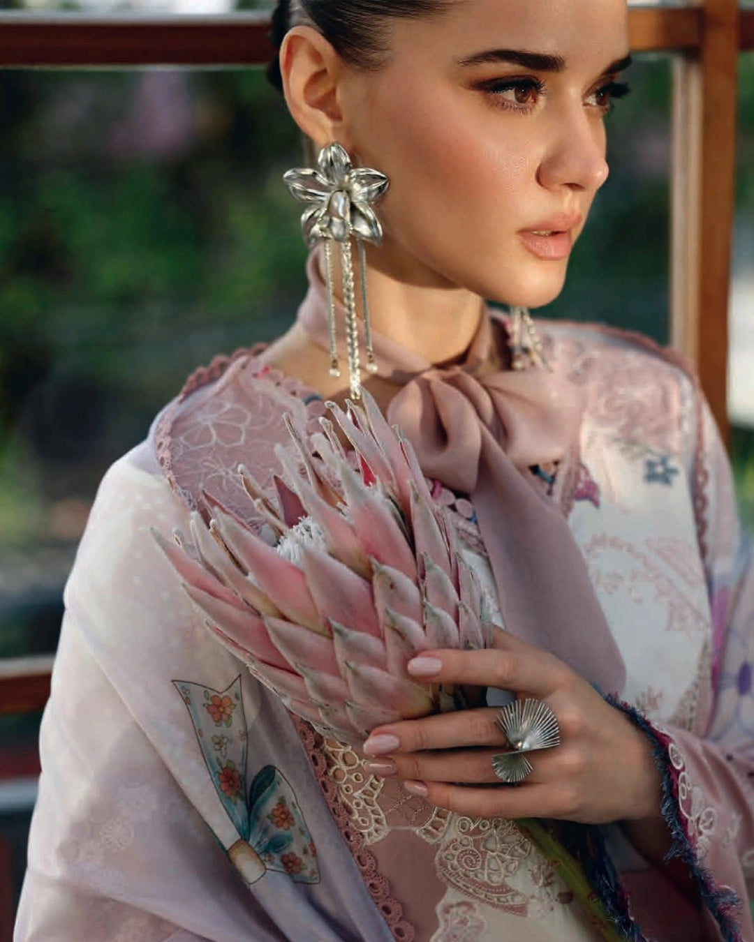 Qalamkari Chikankari Eid Edit -CM#06 (NOURA)