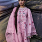 Hussain Rehar by Zun - Embroidered Lawn 3 Piece Unstitched Suit – Lavender (Elfa)