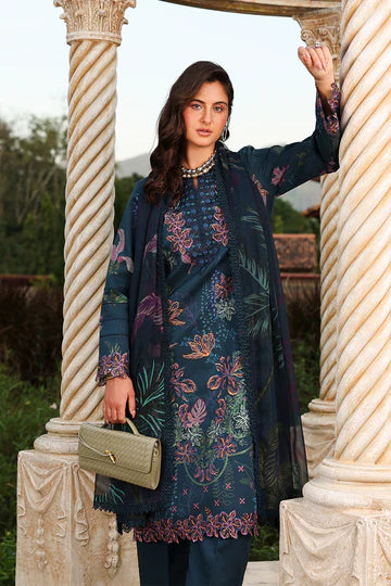 Rang Rasiya - Embroidered Lawn Stitched 3 Piece Suit (Eshal)