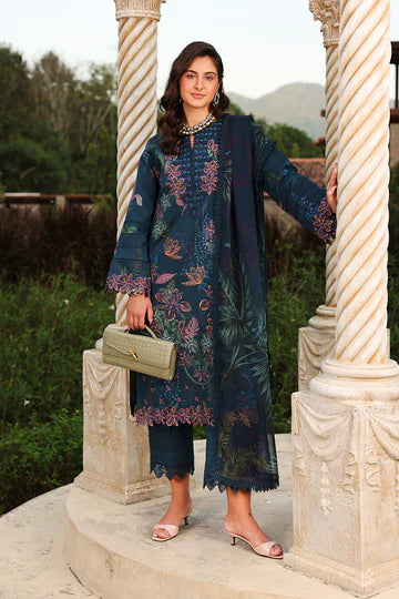 Rang Rasiya - Embroidered Lawn Stitched 3 Piece Suit (Eshal)