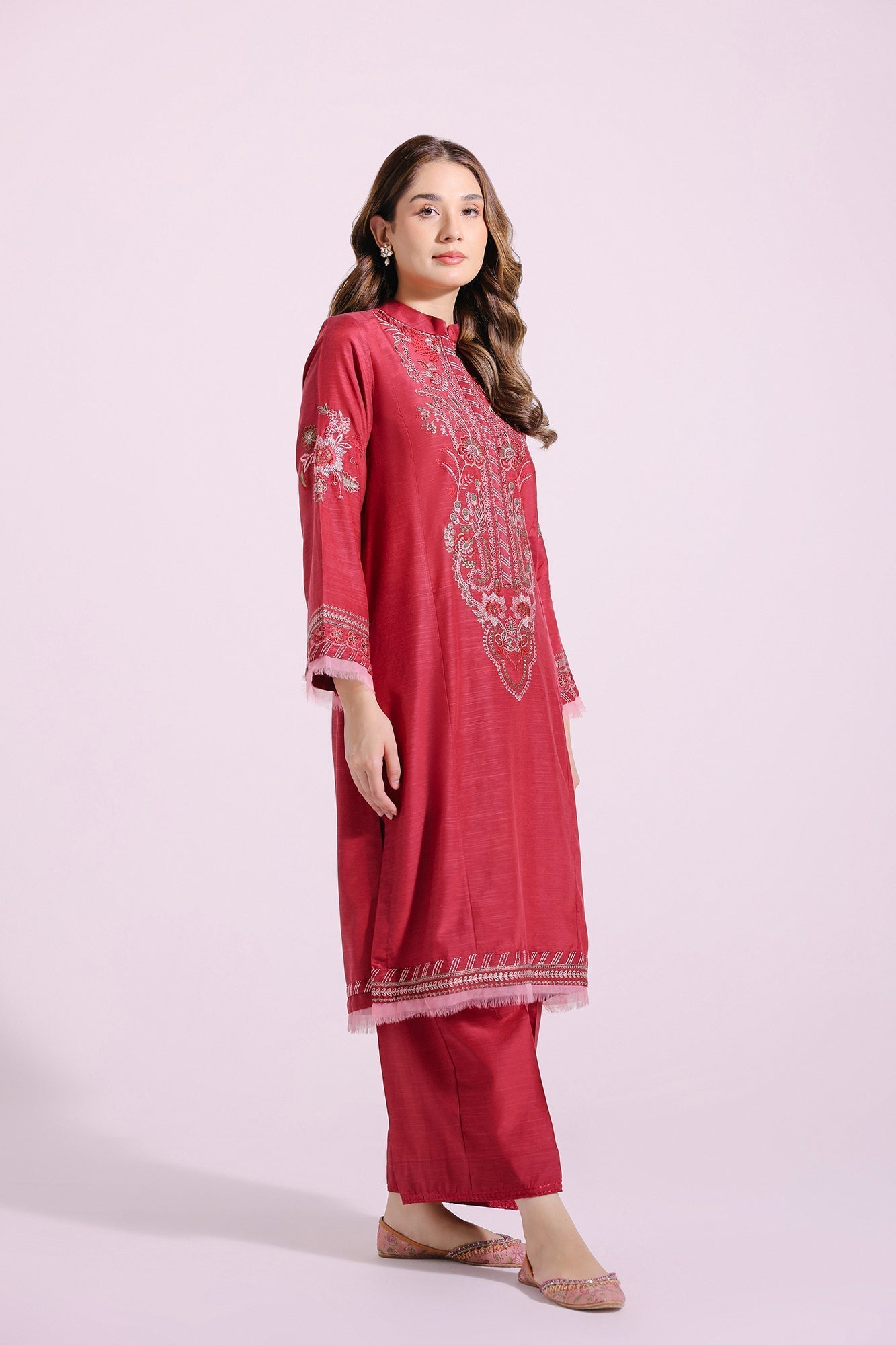 Ethnic E2100/103/415 Embroidered Suit - House of Siyaab