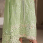 Azure Luxe Embroidered 3 Piece Unstitched Suit (Fairy Fern)