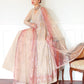 Roheenaz whisper of grace Unstitched chiffon vol. II | 3-piece luxury suit (Faye)