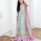 Mushq Bachelorette Chiffon Embroidered 3-Piece Unstitched Suit (Flirty Muse)
