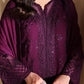 Azure Luxe Embroidered 3 Piece Unstitched Suit (Garnelle)