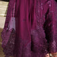 Azure Luxe Embroidered 3 Piece Unstitched Suit (Garnelle)