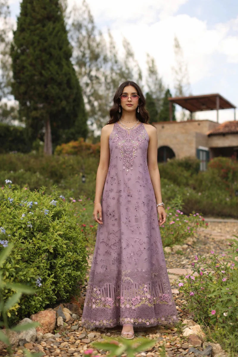 NOOR Luxury Lawn 3PC – Eid Special Handwork Schiffli Laserkari Suit (Unstitched)D9A-Velisse