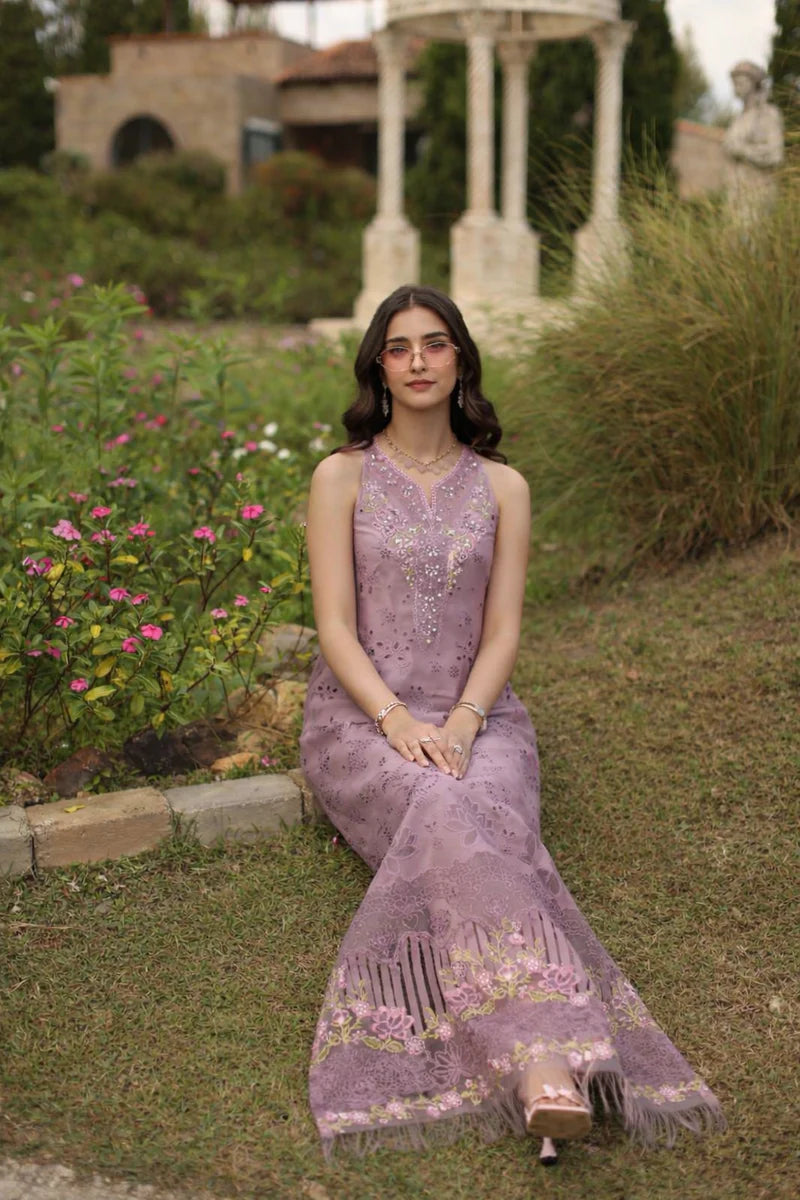 NOOR Luxury Lawn 3PC – Eid Special Handwork Schiffli Laserkari Suit (Unstitched)D9A-Velisse