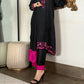 Amna Khurram Stitched 3 Piece Silk Suit