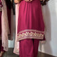Amna Khurram Formal Collection – Viscose 3 Piece Suit with Embroidered Chiffon Dupatta