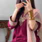 Amna Khurram Formal Collection – Viscose 3 Piece Suit with Embroidered Chiffon Dupatta