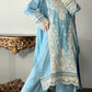 Amna Khurram Stitched 3 Piece Viscose Suit