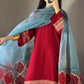 Amna Khurram Stitched 3 Piece Viscose Suit