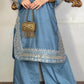 Amna Khurram Stitched 3 Piece Viscose Suit