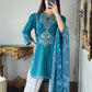 Amna khurram - Embroidered Lawn Cotton Stitched 3 Piece Suit