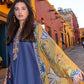 Hemline By Mushq - Embroidered Lawn 3 Piece stitched Suit (INES)