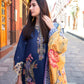 Hemline By Mushq - Embroidered Lawn 3 Piece stitched Suit (INES)