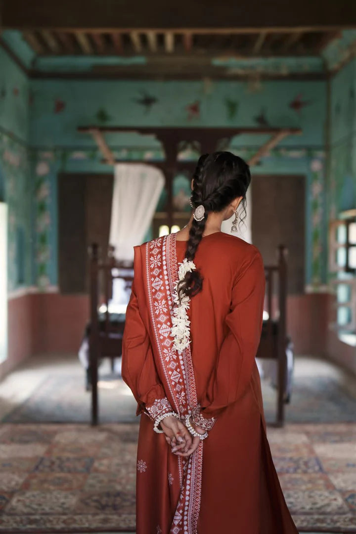 Casual Lite - 3 Piece Stitched Cotton Lawn Suit (Summer Serenade)