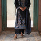 Casual Lite - 3 Piece Stitched Cotton Lawn Suit (Midnight Royality)