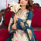 MariaB MBasics-Embroidered Lawn 3 Piece Unstitched Suit with Chiffon Dupatta (D05B)