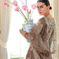 Roheenaz whisper of grace Unstitched chiffon vol. II | 3-piece luxury suit (Maeve)