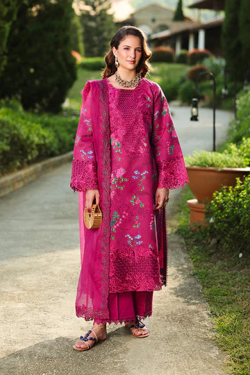 Rang Rasiya - Embroidered Lawn Stitched 3 Piece Suit (Mahra)