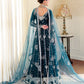 Roheenaz whisper of grace Unstitched chiffon vol. II | 3-piece luxury suit (Marcella)